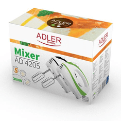 Adler kézi mixer fehér-zöld (AD 4205G)