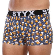 Styx 3PACK férfi boxeralsó art sport gumi több színben (3G12672) - méret S