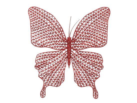 LAALU.cz Pillangó klipsz piros 20 x 19,5 cm