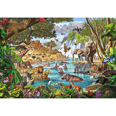 Clementoni Afrikai vízlelőhely HQC puzzle 3000db-os (33551) (clem33551)