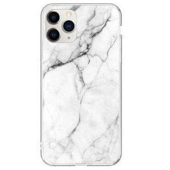 WOZINSKY Wozinsky Marble szilikon tok Apple iPhone 13 Pro Max telefonhoz KP10052 fehér