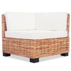 Vidaxl 27 részes természetes rattan kanapészett 244623