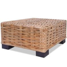 Vidaxl 27 részes természetes rattan kanapészett 244623