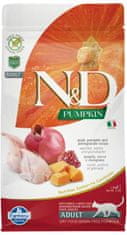 N&D PUMPKIN Cat GF Fürj és gránátalma Adult 1,5 kg