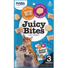 Inaba Juicy Bites macska snack rák és fésűkagyló