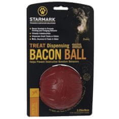StarMark Játék rágógolyó Bacon labda 8cm piros