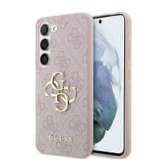 TKG Telefontok Samsung Galaxy S23+ (S23 Plus) - Guess Guess Metal Logo Hátlaptok - Pink