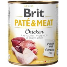 Brit Paté & Meat Cons. Csirke 800 g