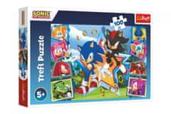 Trefl Puzzle Meet Sonic/Sonic the Hedgehog 100 darab 41x27,5cm