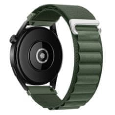 BStrap Nylon Loop szíj Samsung Galaxy Watch 42mm, green