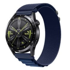 BStrap Nylon Loop szíj Samsung Galaxy Watch 3 41mm, navy blue