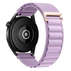 BStrap Nylon Loop szíj Samsung Galaxy Watch 42mm, lavender