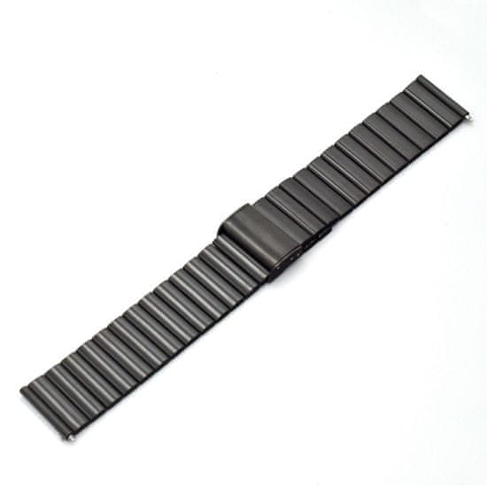 BStrap Steel szíj Huawei Watch 3 / 3 Pro, black