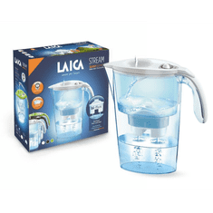 Laica Stream mechanical vízszűrő kancsó fehér 2,3L +2db univerzális bi-flux szűrőbetét (J9029C1) (J9029C1)