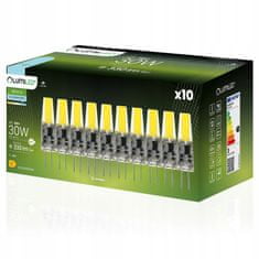 LUMILED 10x LED izzó G4 CAPSULE 3W = 30W 330lm 6500K Hideg fehér 360°