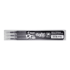 Pilot FriXion Ball 3 darabos betétszett közepes heggyel fekete (BLS-FR-7-B-S3) (BLS-FR-7-B-S3)