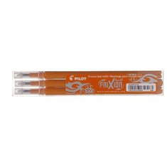 Pilot FriXion Ball 3 darabos betétszett közepes heggyel narancssárga (BLS-FR-7-O-S3) (BLS-FR-7-O-S3)