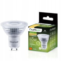 LUMILED Dimmelhető LED izzó GU10 8W = 80W 650lm 3000K Meleg fehér 36°