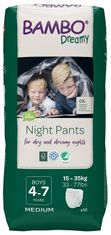 Bambo Nature BAMBO Dreamy Night Pants Eldobható pelenkázó nadrág Fiúk 4-7 éves korig (15-35 kg) 10 db