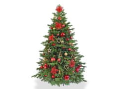 LAALU.cz Díszített mesterséges karácsonyfa 136 díszítéssel CHRISTMAS STARS 240 cm-es fa állvánnyal és karácsonyi díszekkel