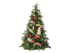 LAALU.cz Díszített mesterséges karácsonyfa 105 díszítéssel AZ ERDŐ MESTERE 240 cm-es fa állvánnyal és karácsonyi díszekkel