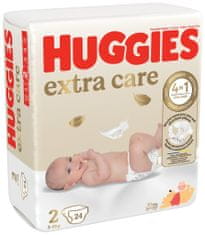 Huggies HUGGIES Extra Care 2 eldobható pelenkák (3-6 kg) 24 db