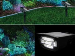 Verk 12287 Zahradní solární LED reflektor RGB, IP65