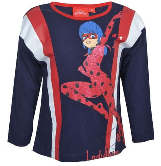 Miraculous Ladybug Miraculous glitteres hosszú ujjú póló