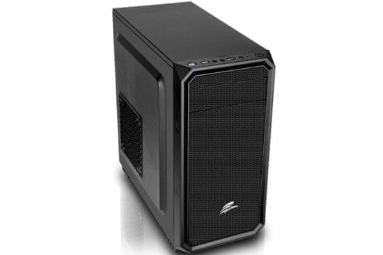 Evolveo Shaw 2/Mini ITX/Transpar./Fekete