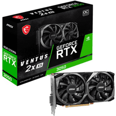 MSI GEFORCE RTX 3050 VENTUS 2X XS 8G OC videókártya NVIDIA 8 GB GDDR6 (V809-4266R)