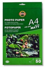 KOH-I-NOOR fotópapír A4 matt 190g 50 db
