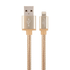Gembird Cablexpert USB -> Lightning kábel 1.8m aranyszínű (CCB-mUSB2B-AMLM-6-G) (CCB-mUSB2B-AMLM-6-G)