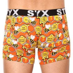 Styx 3PACK férfi boxeralsó hosszú arti sport gumi több színben (3U12914) - méret XL