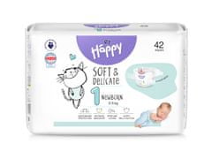 Bella Happy Soft&Delicate New Born 2-5 kg, 42 db