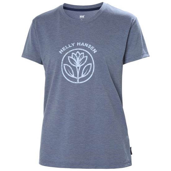 Helly Hansen Póló kék W Skog Recycled Graphic Tee