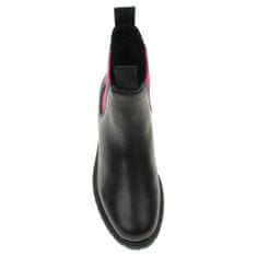 Tamaris Chelsea fekete 39 EU Blk Lea.-fuxia