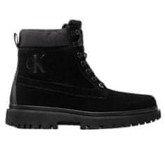 Calvin Klein Bokacsizma fekete 45 EU Lug Mid Laceup