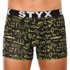 Styx 3PACK férfi boxeralsó hosszú arti sport gumi több színben (3U12672) - méret L