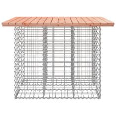 Greatstore tömör duglászfenyő gabion kerti pad 100x102x72 cm