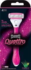 Wilkinson Sword 7001380E Quattro női borotva + 1 fej