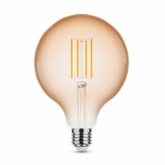 Modee Smart Lighting LED izzószál borostyán gömbölyű izzó E27 4W meleg fehér (ML-G125FA1800K4WE27)