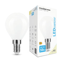 Modee Smart Lighting LED izzószálas Milky Globe Mini E14 7W, semleges fehér (ML-MG45F4000K7WE14)