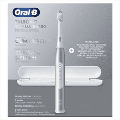 BRAUN Oral-B Pulsonic Slim Luxe 4500 Platinum szónikus fogkefe (10PO010297) (10PO010297)