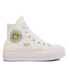 Converse Cipők tejszínes 38 EU Chuck Taylor All Star Lift HI