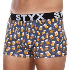 Styx 3PACK Férfi boxeralsó art sport gumi túlméretezett (3R12672) - méret 4XL