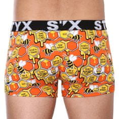 Styx 3PACK Férfi boxeralsó art sport gumi túlméretezett (3R12914) - méret 4XL