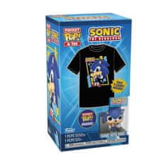 Funko pocket POP & Tee: Sonic (L méret)