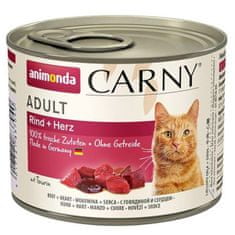 Animonda Carny macskakonzerv - marhahús + szív 200 g