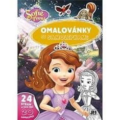 Sofia the First - Színező oldal A4 matricákkal