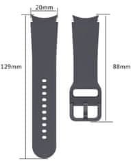 4wrist Szilikon szíj Samsung Galaxy Watch 6/5/4-hoz - Pink Sand